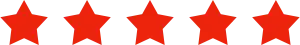 five star review icon pest control service cornwall
