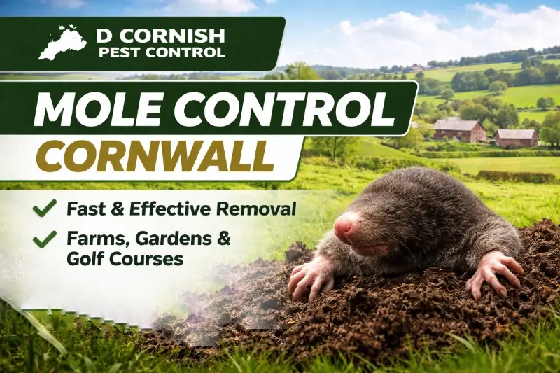 mole control in cornwall D Cornish Pest Control