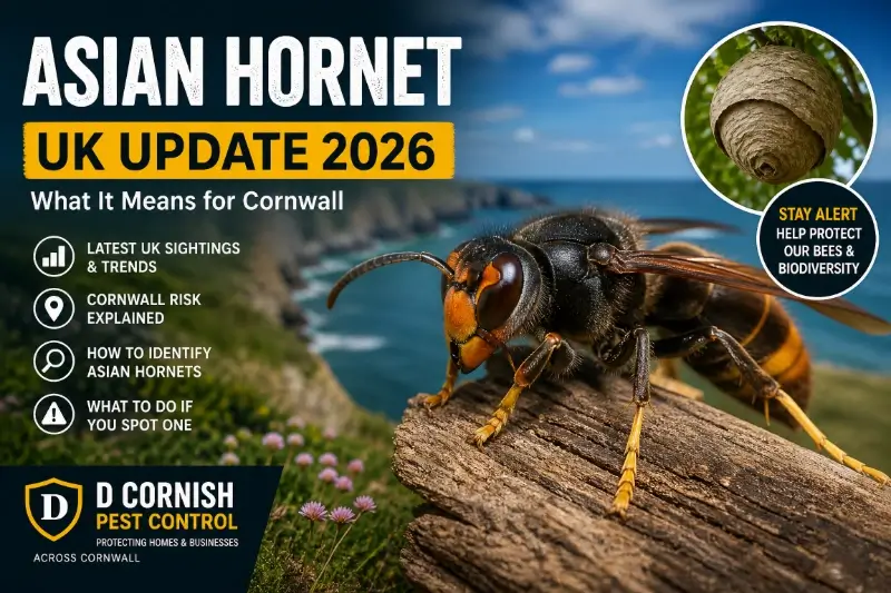 Asian Hornet in Cornwall update